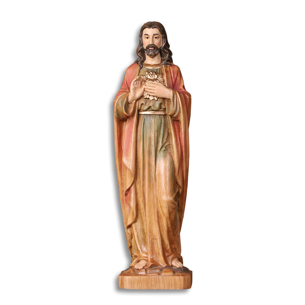 Handcrafted Jesus Blessing Hand Wood Statue | Divine Religious Decor - QIADGE