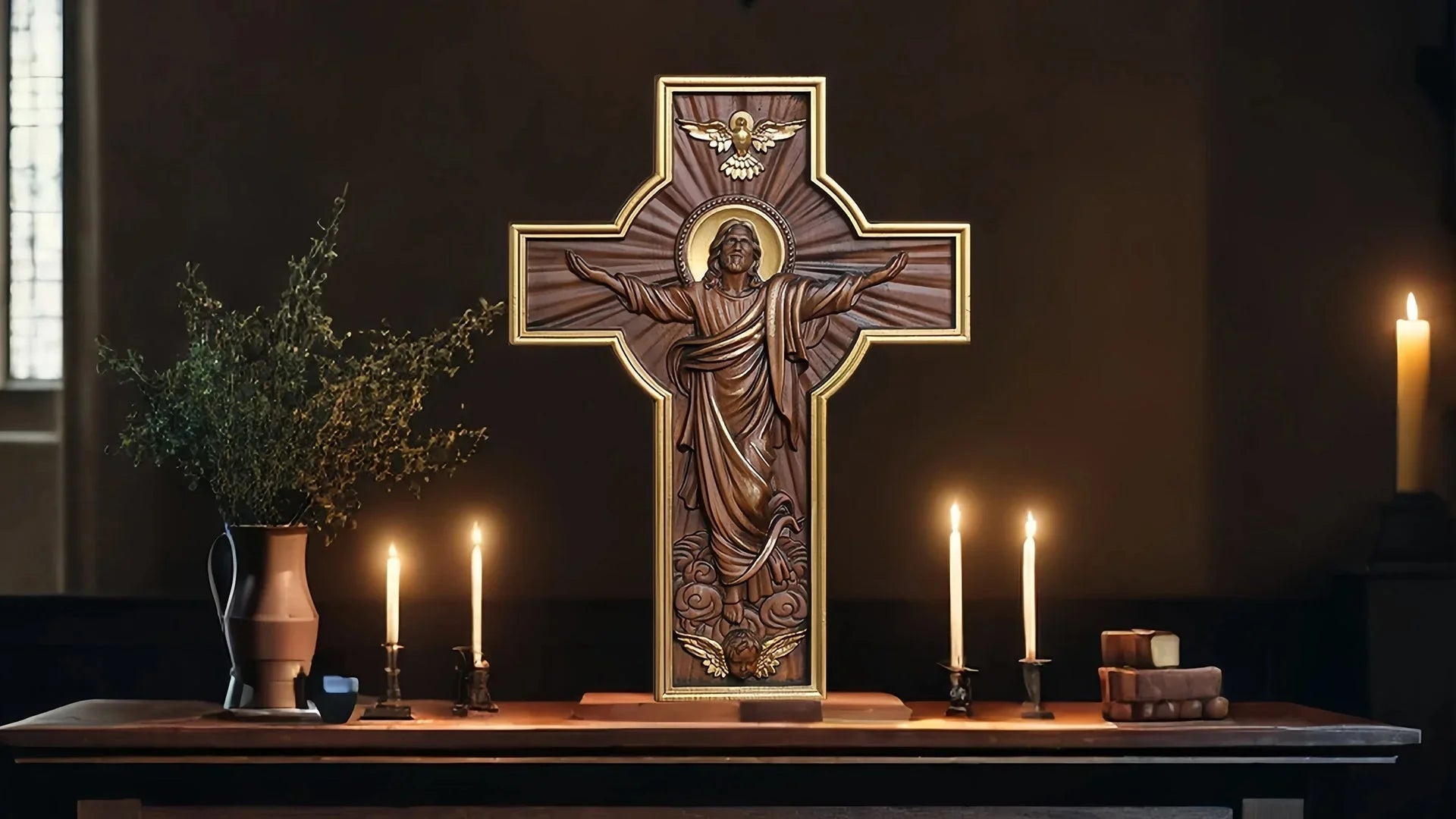 Wooden Crosses: Holding Redemption - QIADGE
